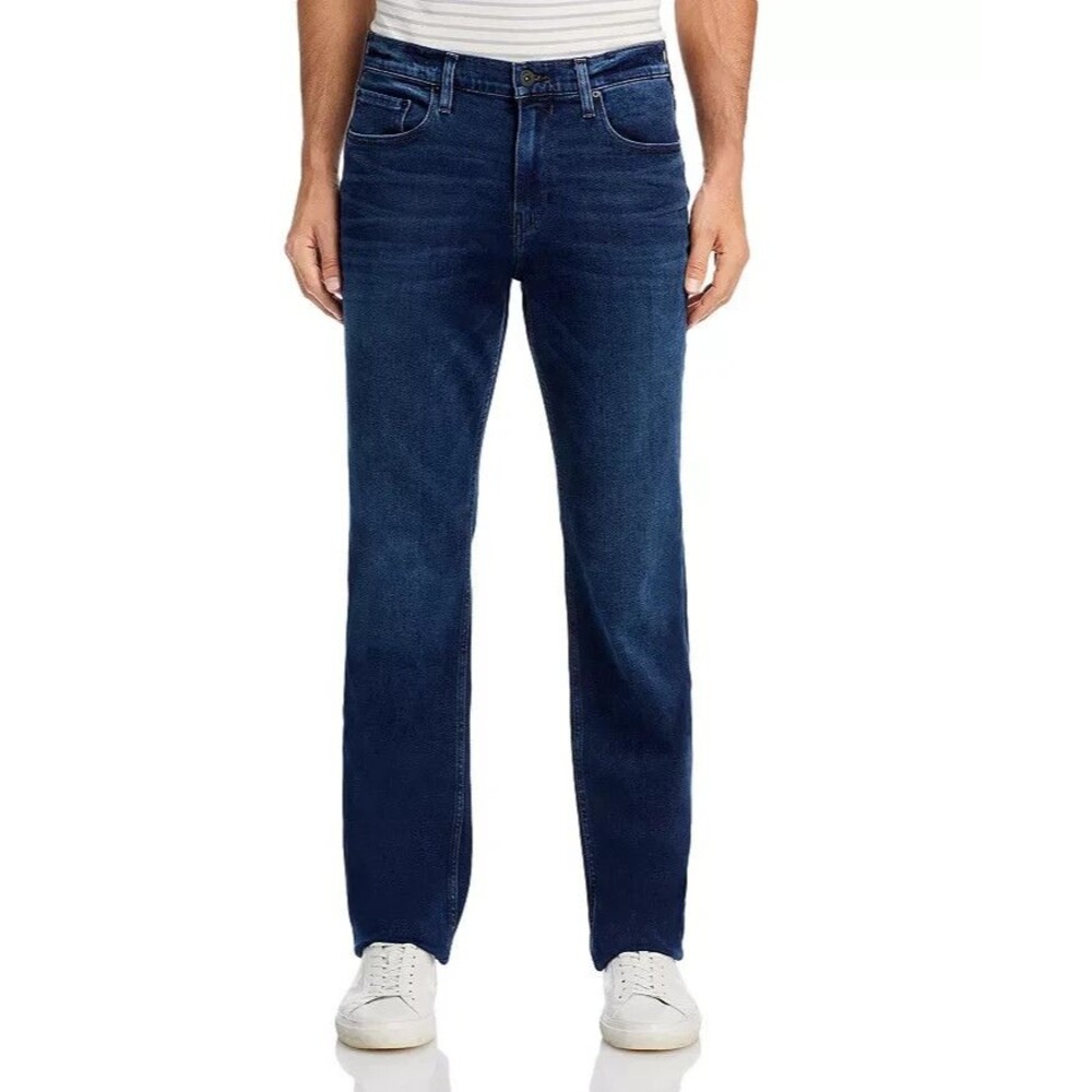 PAIGE Jeans Mens Size 29 Dark Wash Relaxed Straight Stretch DOHENY $208